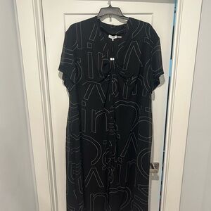 NWT Calvin Klein Women’s Plus Size 24 Graphic Logo Dress